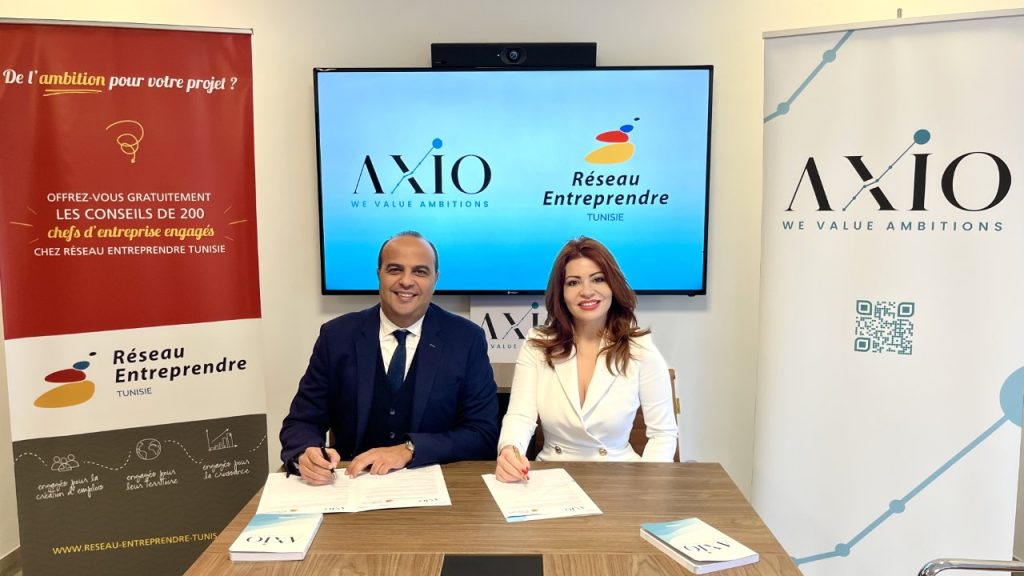 AXIO and Réseau Entreprendre Tunisia Have Partnered to Contribute to The Entrepreneurial Success